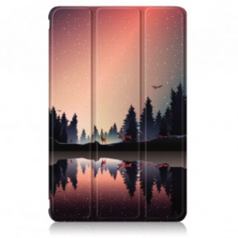 Capa De Celular Para Huawei MatePad New Floresta Reforçada