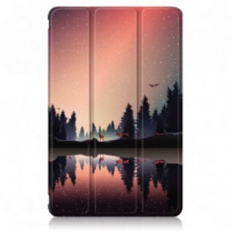 Capa De Celular Para Huawei MatePad New Floresta Reforçada