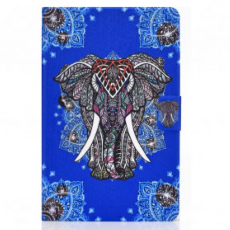 Capa De Couro Para Huawei MatePad New Arte Do Elefante