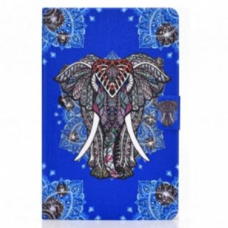 Capa De Couro Para Huawei MatePad New Arte Do Elefante