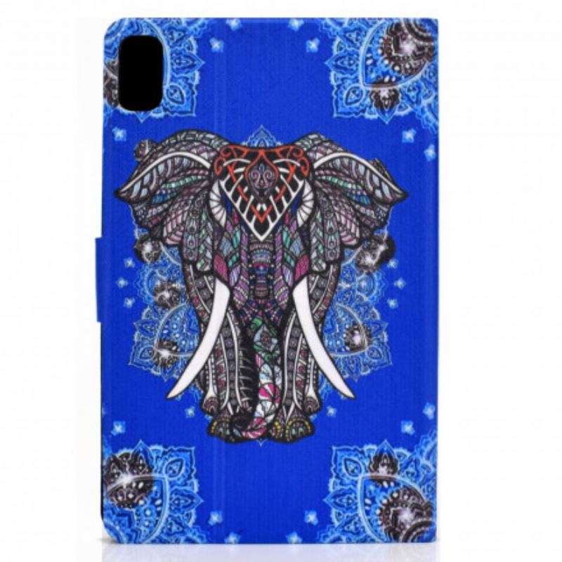 Capa De Couro Para Huawei MatePad New Arte Do Elefante