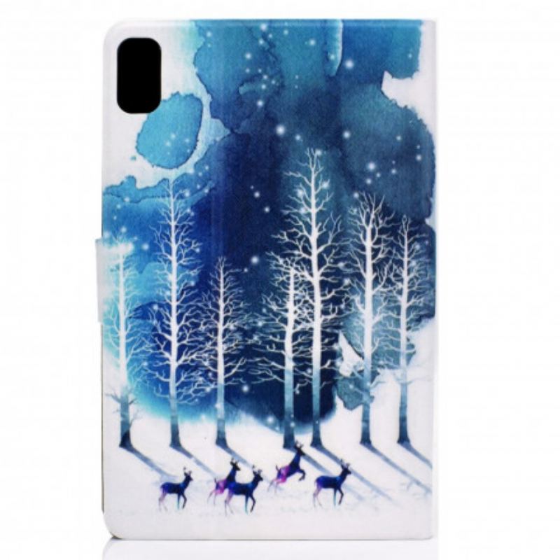 Capa Flip Para Huawei MatePad New Inverno