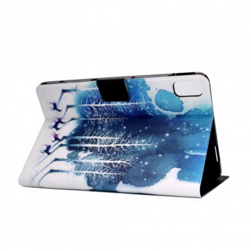 Capa Flip Para Huawei MatePad New Inverno