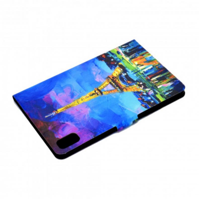 Capa Flip Para Huawei MatePad New Torre Eiffel