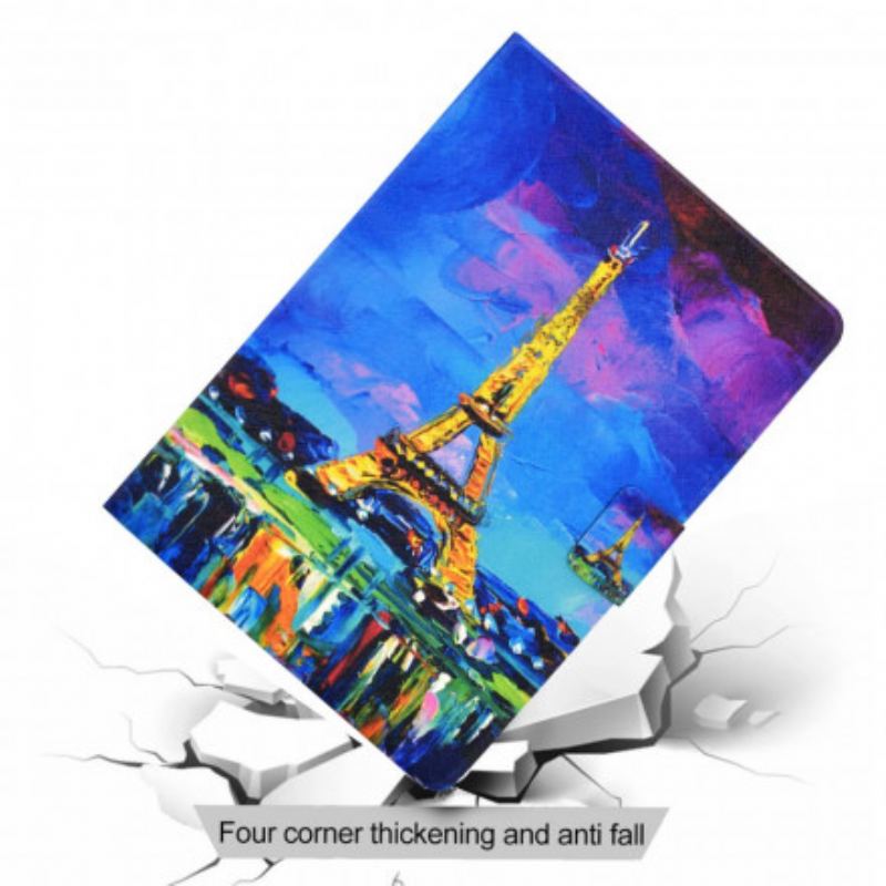 Capa Flip Para Huawei MatePad New Torre Eiffel