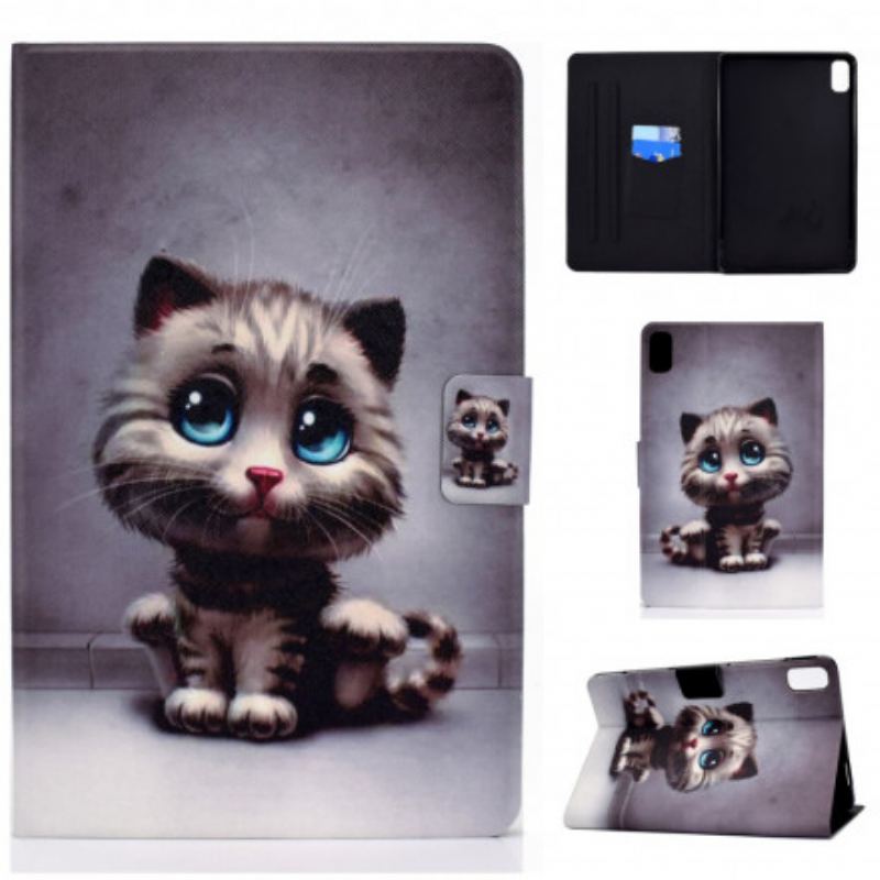 Capa Folio Para Huawei MatePad New Gato Fofo