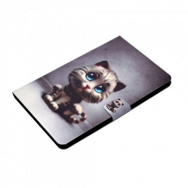 Capa Folio Para Huawei MatePad New Gato Fofo