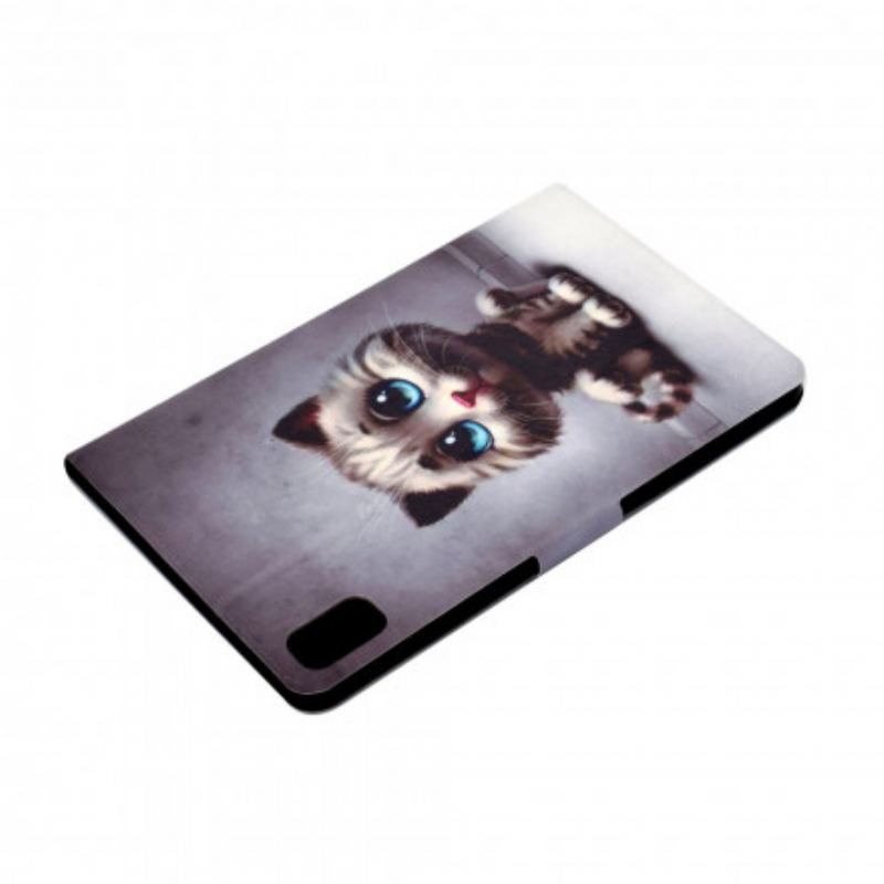 Capa Folio Para Huawei MatePad New Gato Fofo