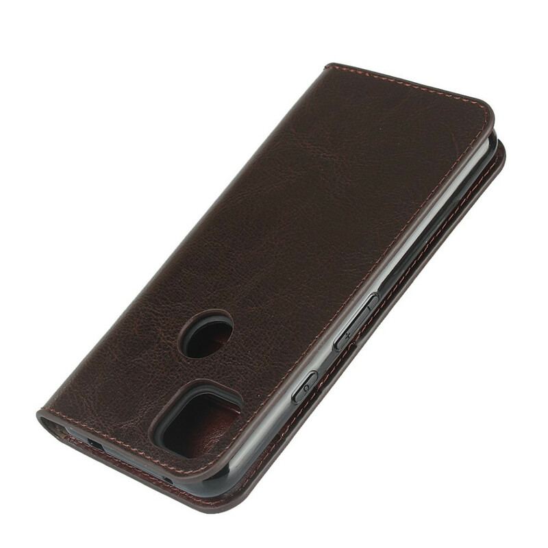 Capa De Celular Para Google Pixel 4A Flip Couro Legitimo