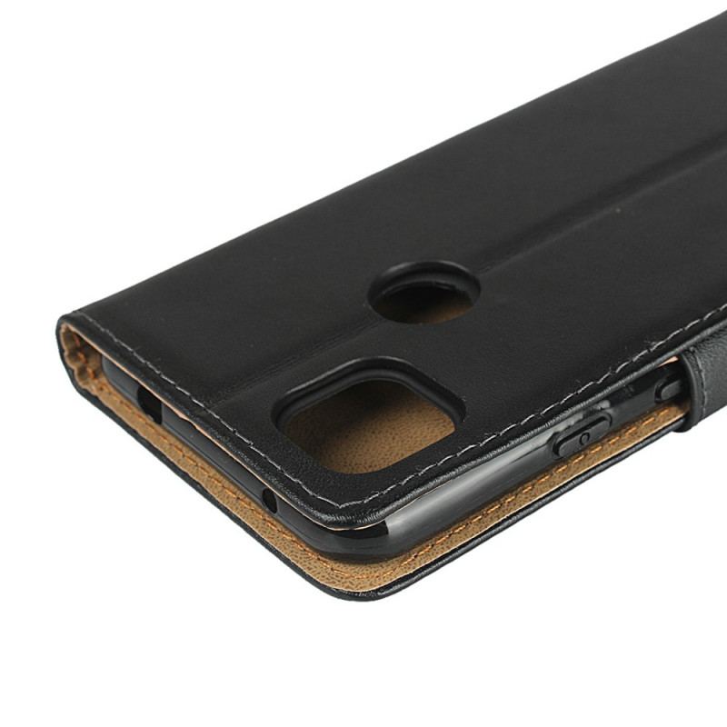 Capa Em Pele Para Google Pixel 4A Couro Legitimo