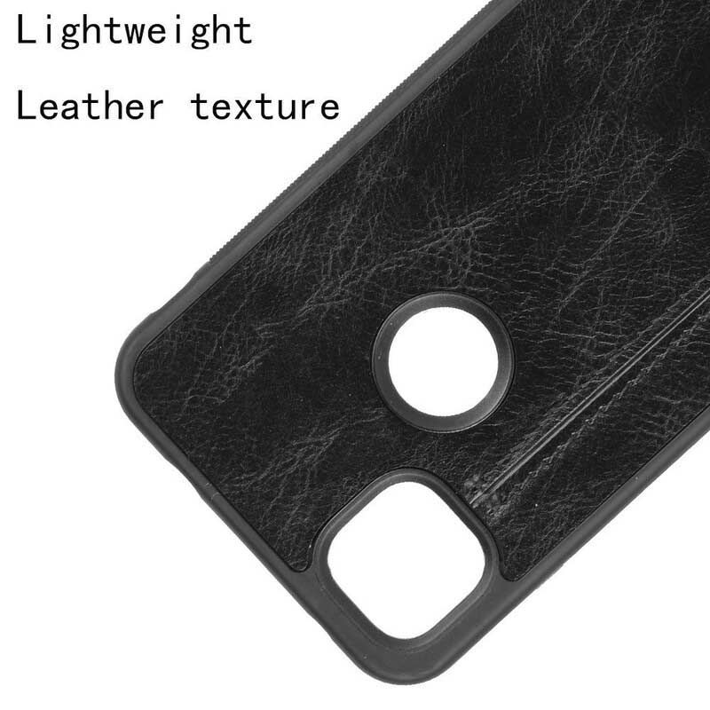 Capa Para Google Pixel 4A Efeito Couro Couture