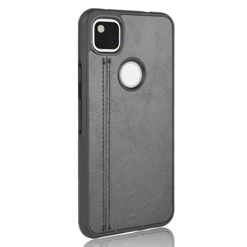 Capa Para Google Pixel 4A Efeito Couro Couture