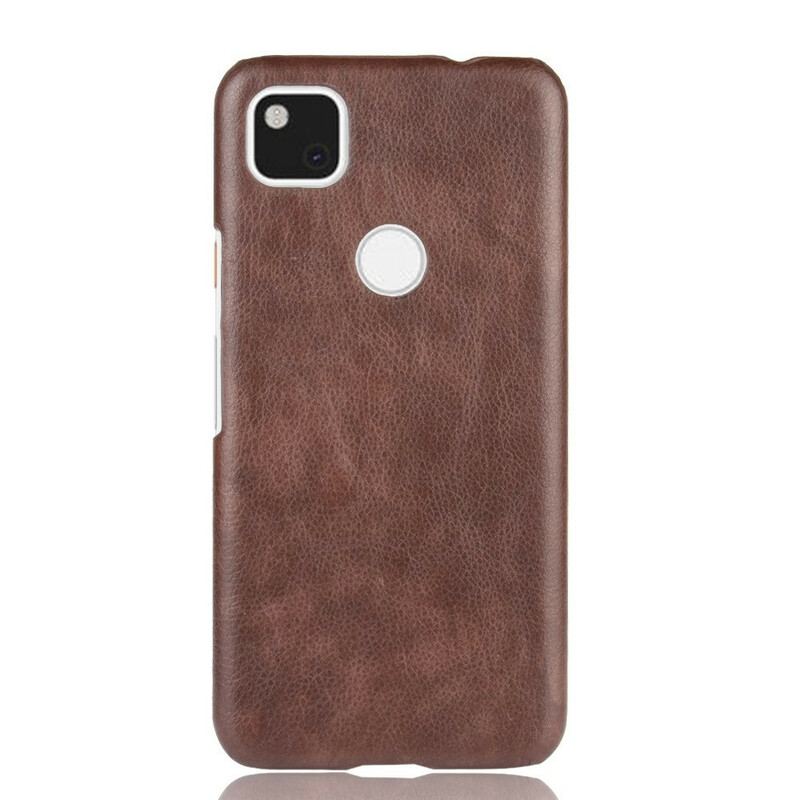 Capa Para Google Pixel 4A Efeito Couro De Desempenho Lichia