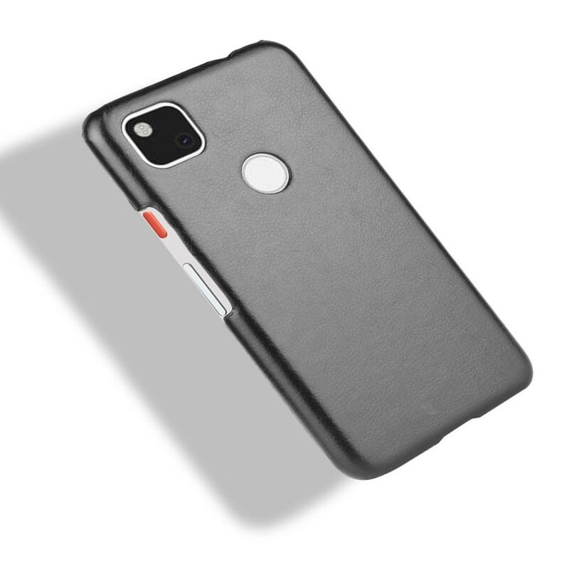 Capa Para Google Pixel 4A Efeito Couro De Desempenho Lichia