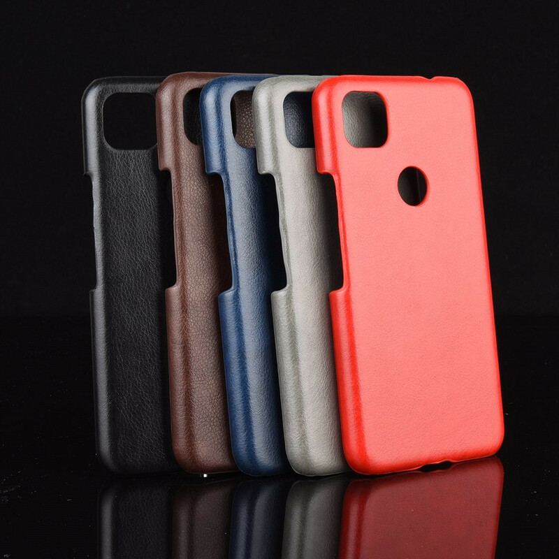 Capa Para Google Pixel 4A Efeito Couro De Desempenho Lichia