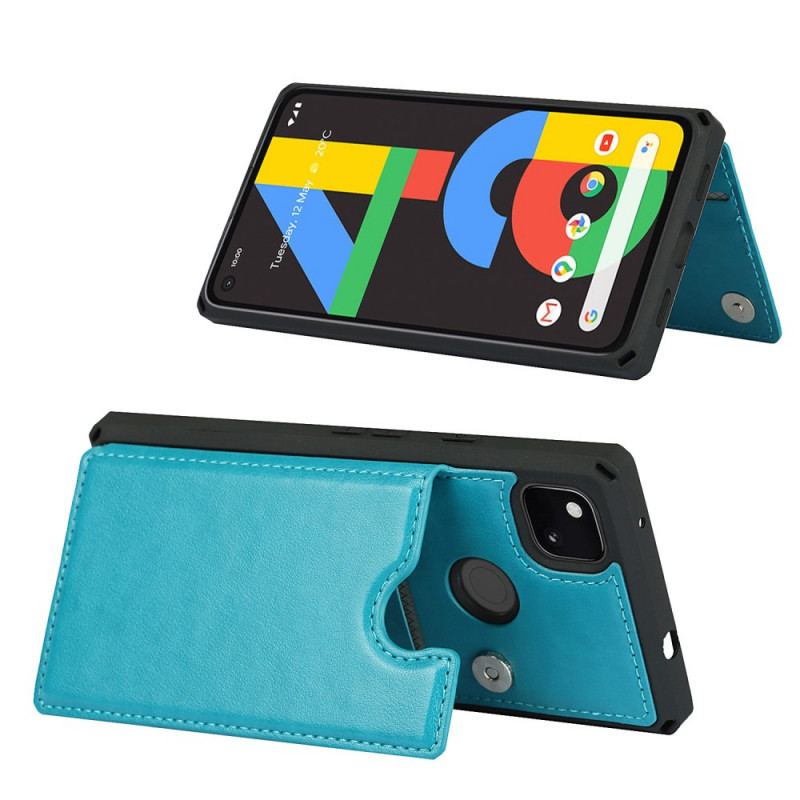 Capa Para Google Pixel 4A Suporte Para Cartão E Cordão