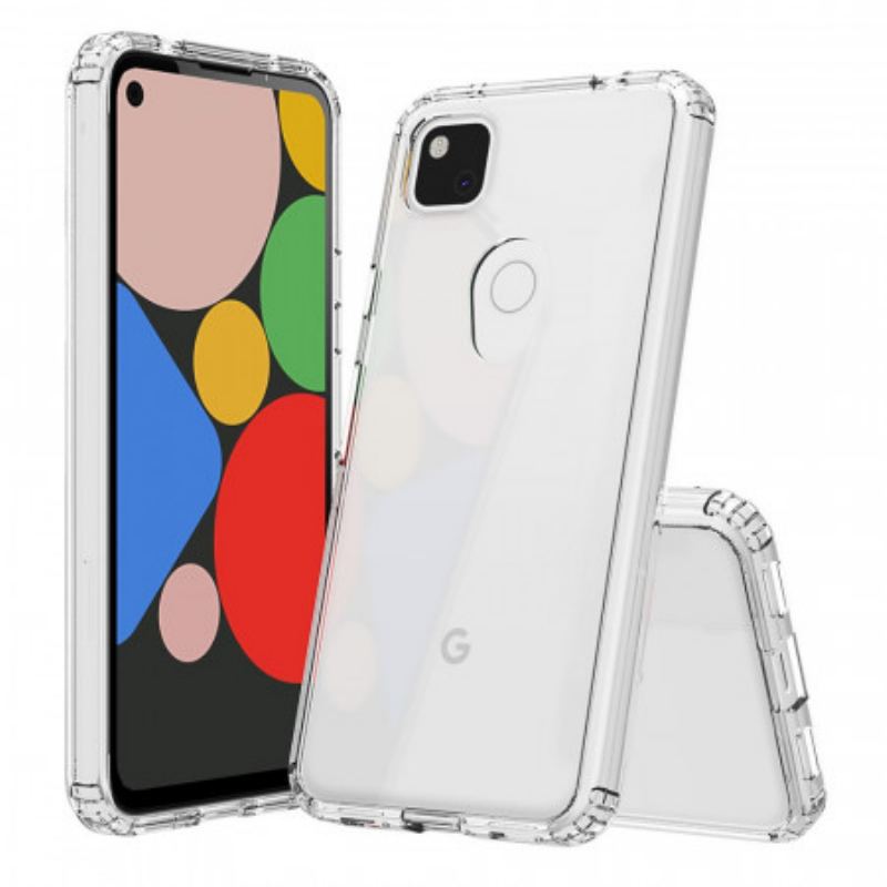 Capa Para Google Pixel 4A Transparente E Acrílico