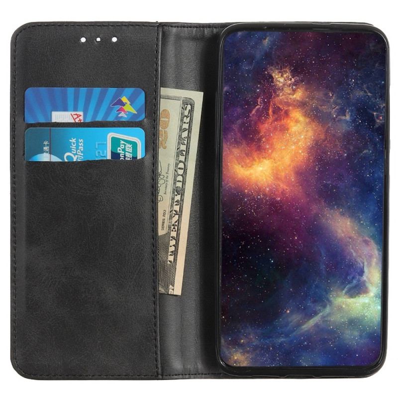 Capa De Celular Para Samsung Galaxy M13 Flip Couro Rachado