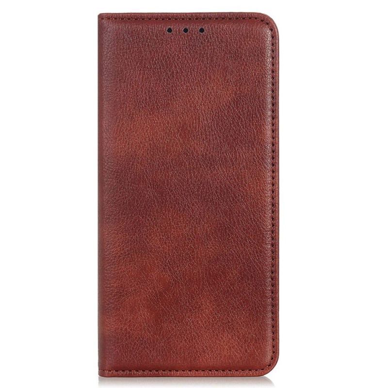 Capa De Celular Para Samsung Galaxy M13 Flip Couro Rachado De Lichia