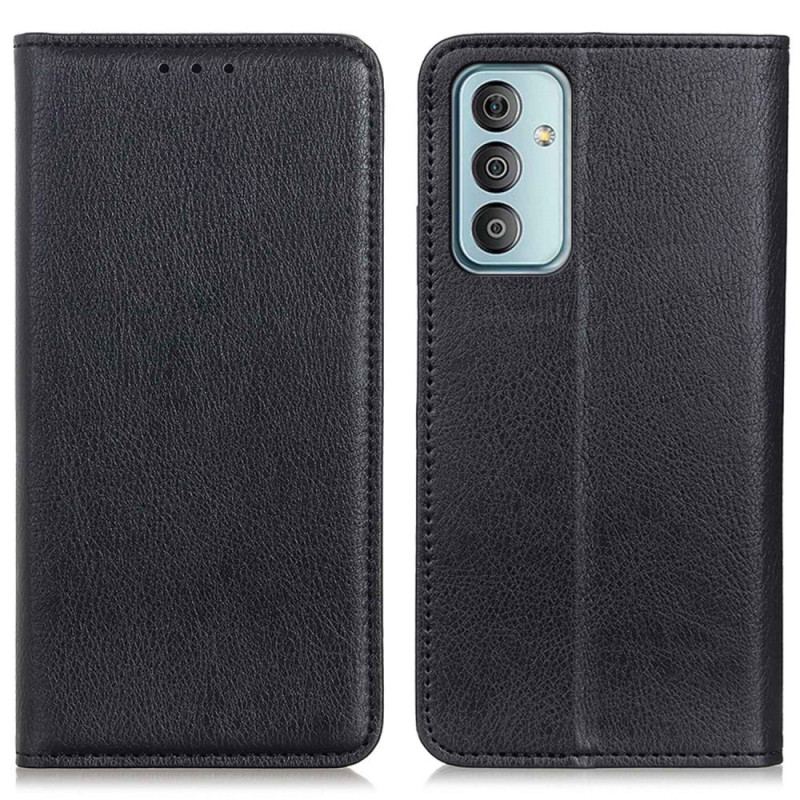 Capa De Celular Para Samsung Galaxy M13 Flip Couro Rachado De Lichia