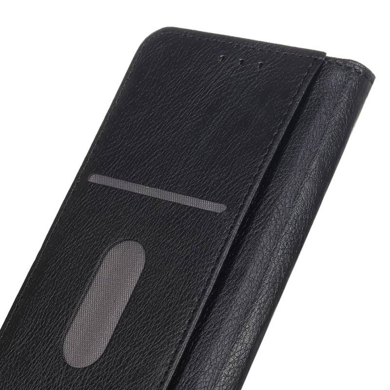 Capa De Celular Para Samsung Galaxy M13 Flip Couro Rachado De Lichia