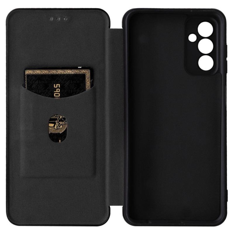 Capa De Celular Para Samsung Galaxy M13 Flip Fibra De Carbono