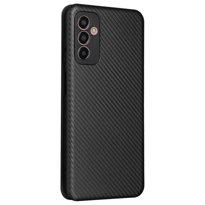 Capa De Celular Para Samsung Galaxy M13 Flip Fibra De Carbono