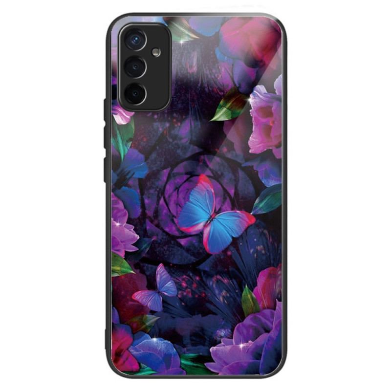 Capa De Celular Para Samsung Galaxy M13 Variação De Borboletas De Vidro Temperado