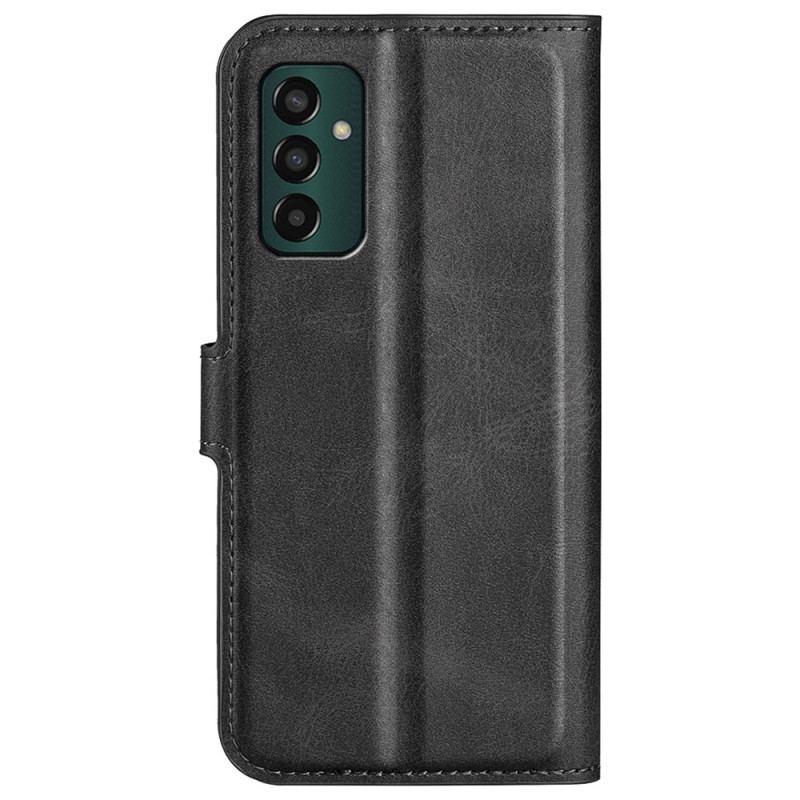 Capa De Couro Para Samsung Galaxy M13 Efeito Couro Fino