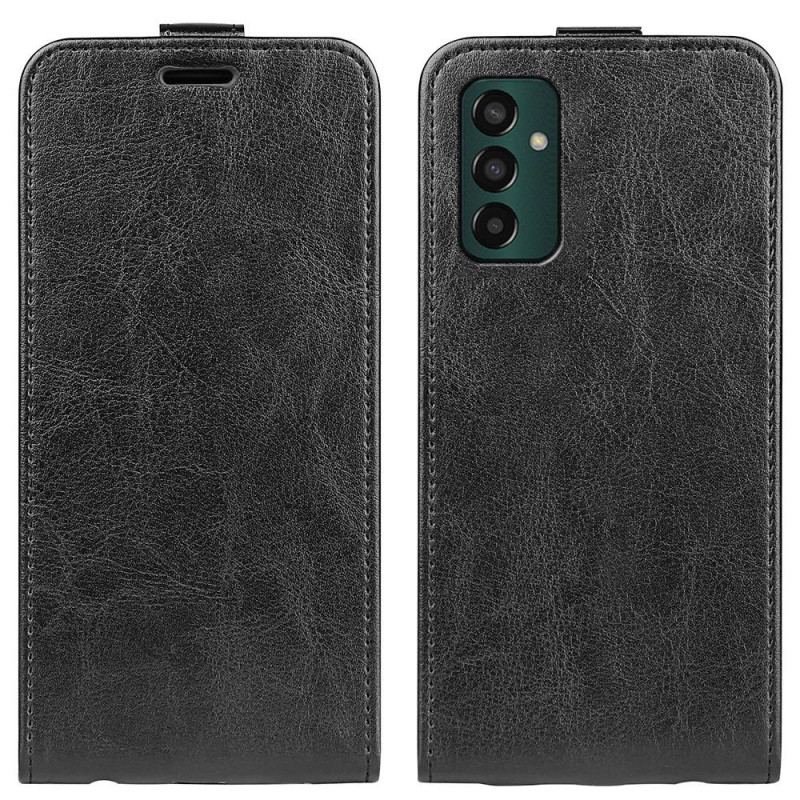 Capa De Couro Para Samsung Galaxy M13 Flip Aba Vertical