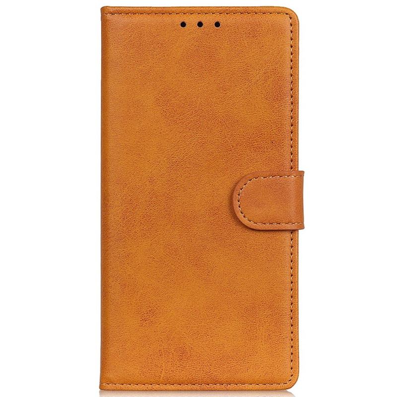 Capa De Couro Para Samsung Galaxy M13 Couro Sintético Fosco