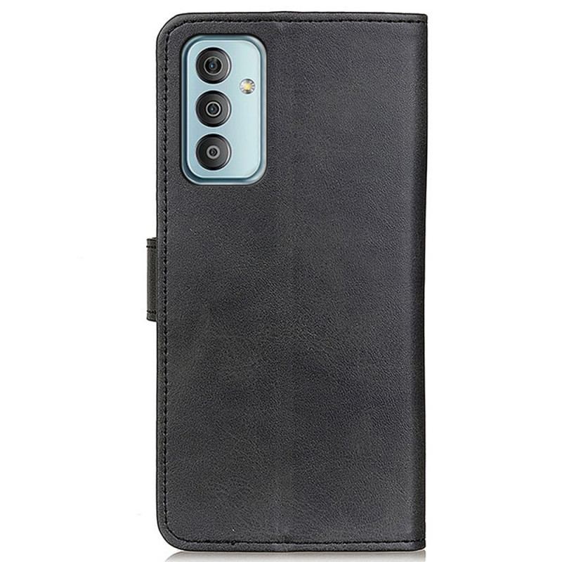 Capa De Couro Para Samsung Galaxy M13 Couro Sintético Fosco