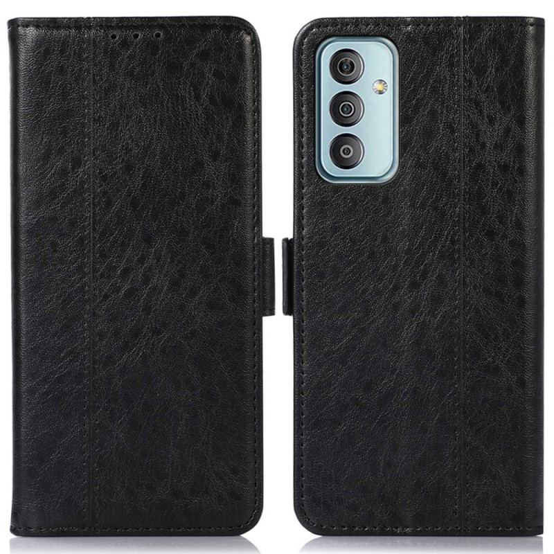 Capa Em Pele Para Samsung Galaxy M13 Clássico Estilizado