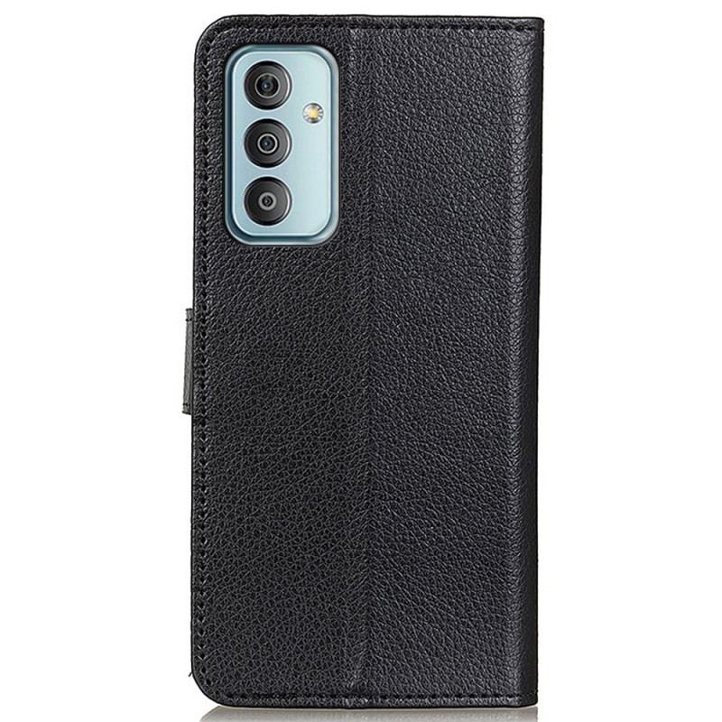 Capa Em Pele Para Samsung Galaxy M13 Couro Falso Tradicional