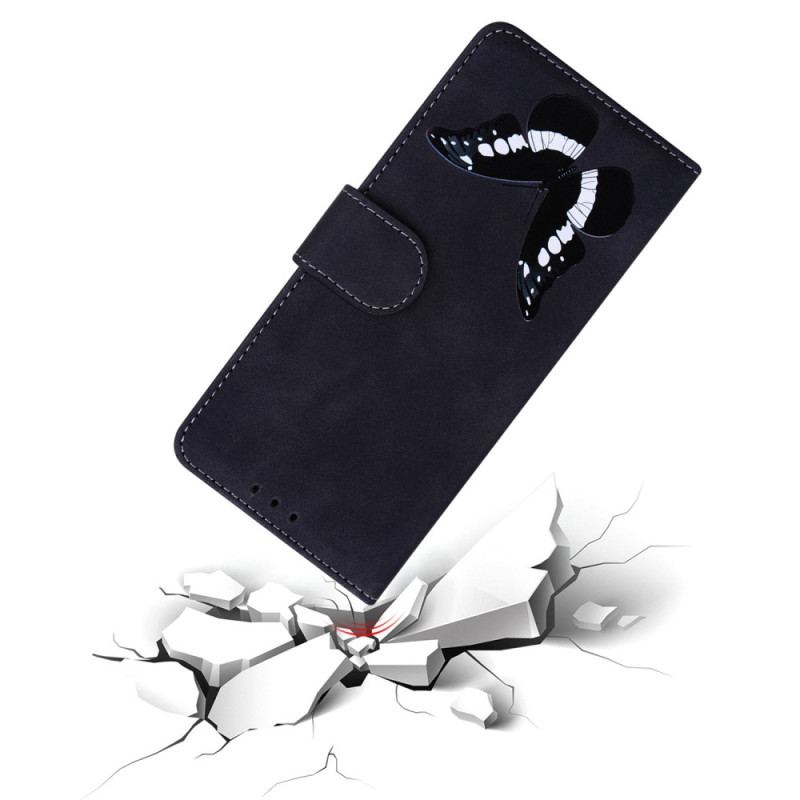 Capa Flip Para Samsung Galaxy M13 Borboleta