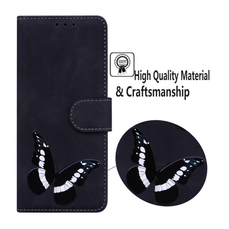 Capa Flip Para Samsung Galaxy M13 Borboleta