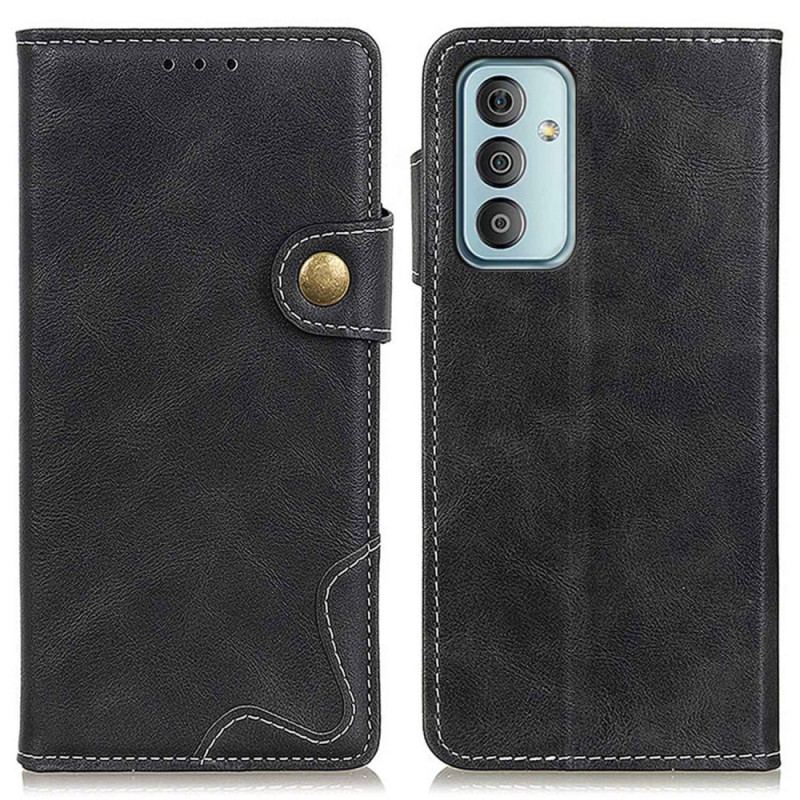 Capa Flip Para Samsung Galaxy M13 Botão Artístico