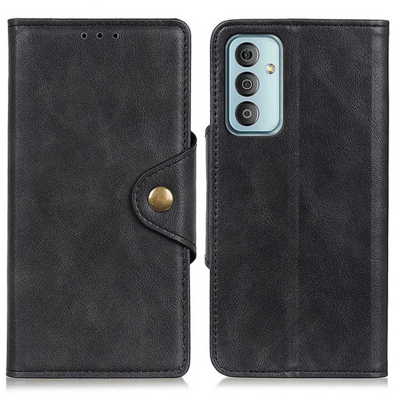 Capa Flip Para Samsung Galaxy M13 Botão De Fecho