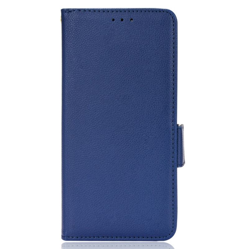 Capa Flip Para Samsung Galaxy M13 Couro Falso De Lichia Ultrafino