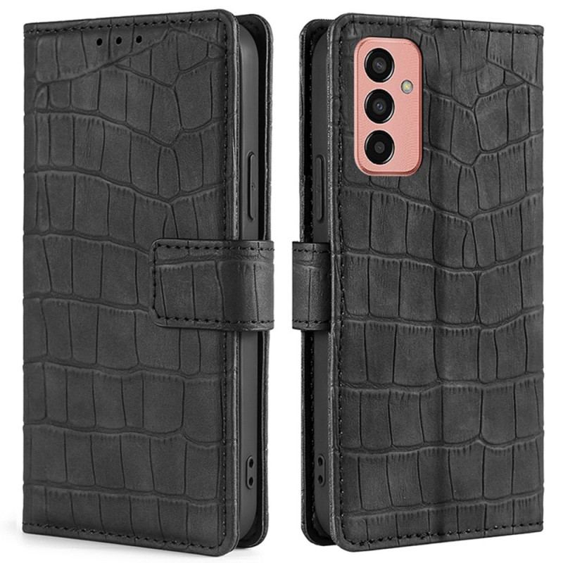 Capa Flip Para Samsung Galaxy M13 Estilo De Pele De Crocodilo