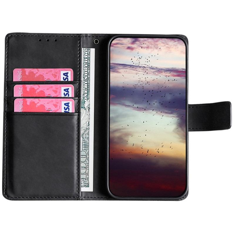 Capa Flip Para Samsung Galaxy M13 Estilo De Pele De Crocodilo