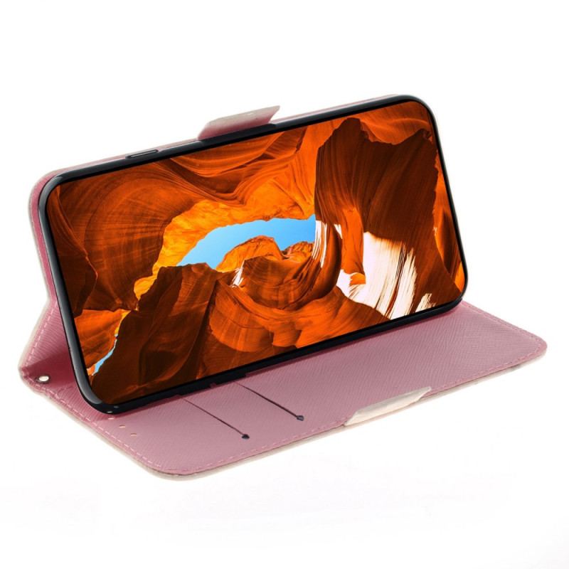 Capa Flip Para Samsung Galaxy M13 Hamsters Com Cordão