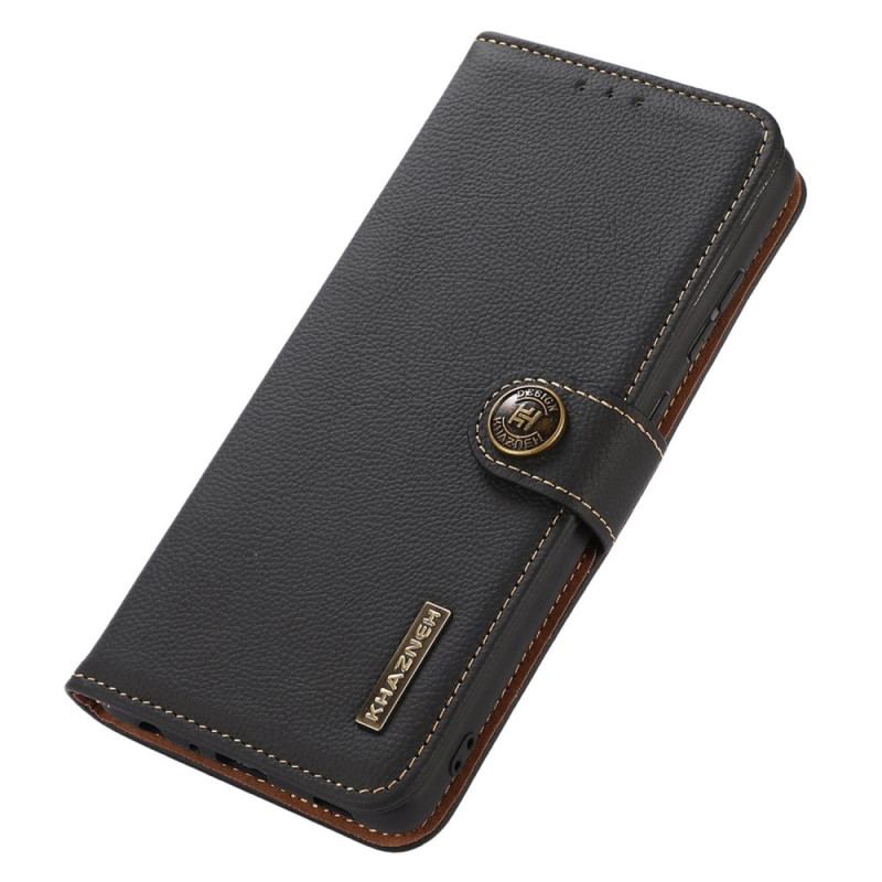 Capa Flip Para Samsung Galaxy M13 Khazneh Rfid Couro Genuíno