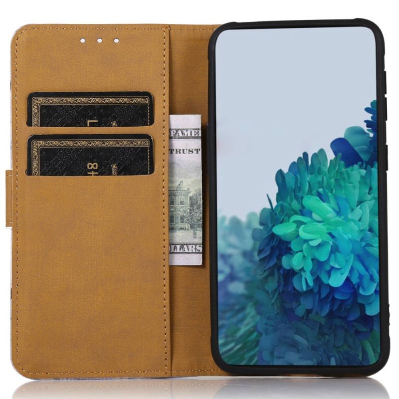 Capa Folio Para Samsung Galaxy M13 Árvore Florida