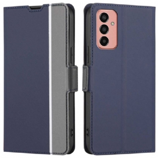 Capa Folio Para Samsung Galaxy M13 Bicolor Ultra Fino