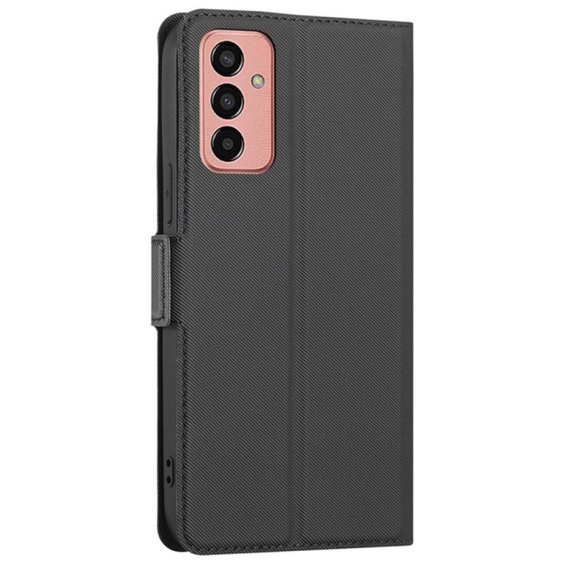 Capa Folio Para Samsung Galaxy M13 Bicolor Ultra Fino