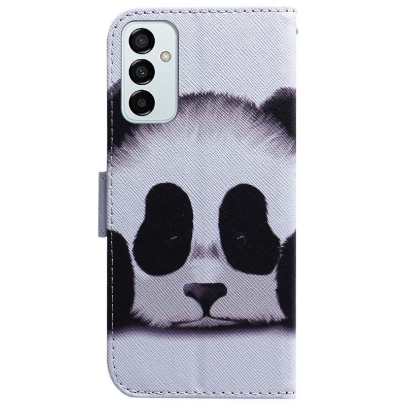 Capa Folio Para Samsung Galaxy M13 De Cordão Strappy Panda