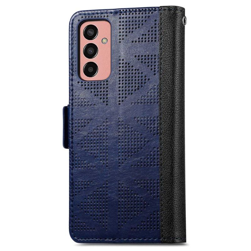 Capa Folio Para Samsung Galaxy M13 Desenho Cruzado