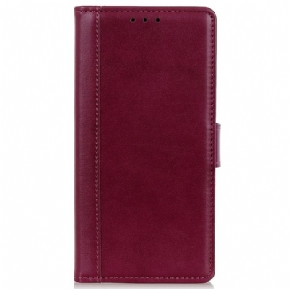 Capa Folio Para Samsung Galaxy M13 Estilo De Couro