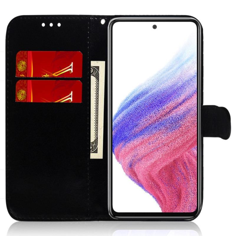 Capa Folio Para Samsung Galaxy M13 Estilo Discoteca